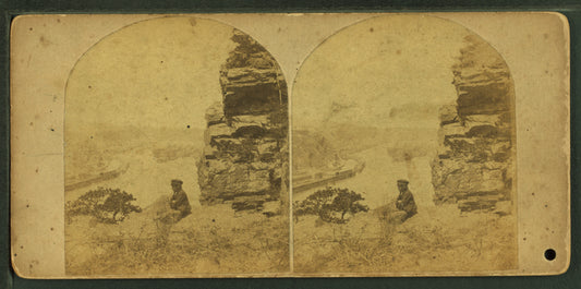 On the Chesapeake & Ohio Canal under Pinnacle Mountain [boy in foreground].