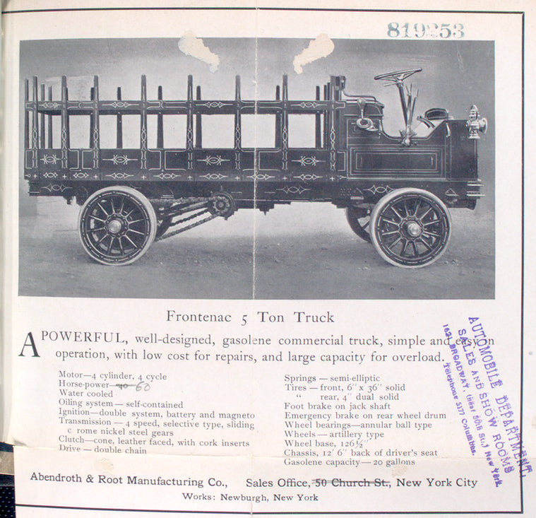 Frontenac 5 ton truck.