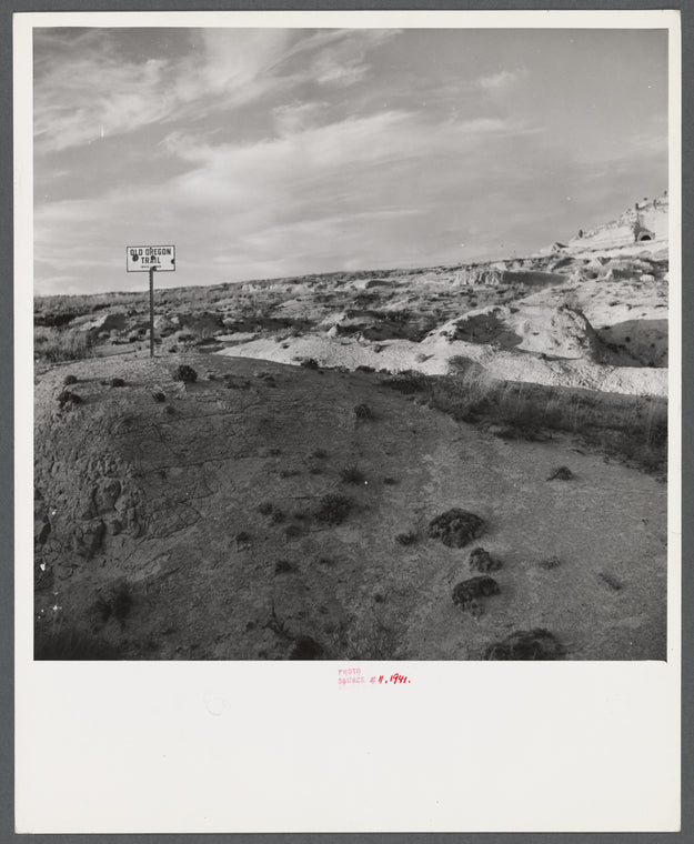 Scottsbluff and the old Oregon Trail, Nebraska.