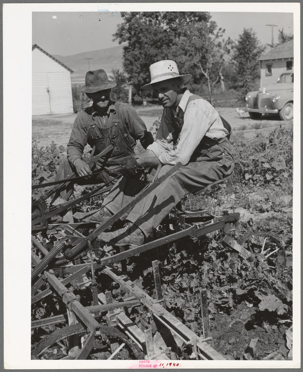 Members of FSA cooperative sugar beet cultivator. Box Elder County, Utah