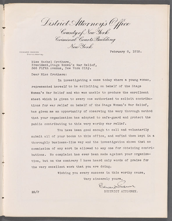 Stage Women's War Relief: Souvenir Program