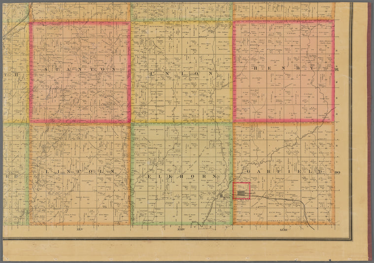 Map of Plymouth County, Iowa : drawn from actual surveys and the county records