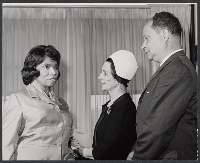 Marian Anderson (left)