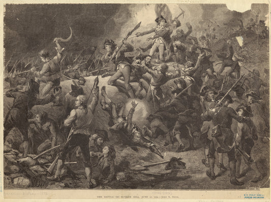 The battle of Bunker Hill, June 17, 1775