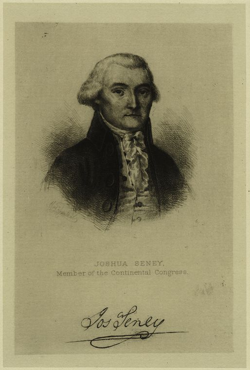 Joshua Seney, member of the Continental Congress.
