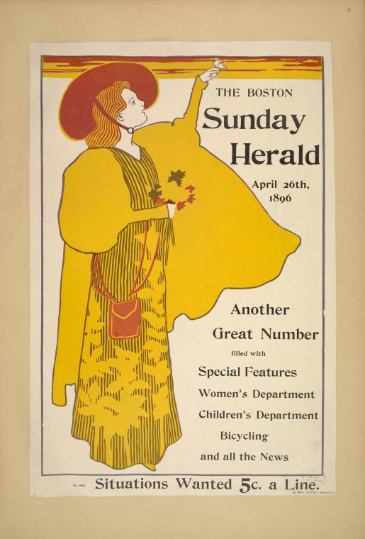 The Boston Sunday herald. April 29th, 1896.