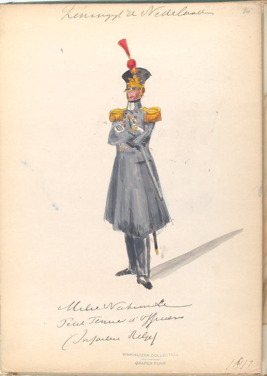 Koninrijk der Nederlanden. Militie Nationale ... Infantrie Rgt. (1817)