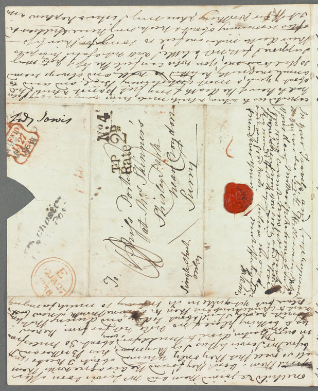 [Lady?] Jarvis to Jane Porter, autograph letter signed