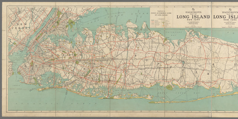 Hagstom's map of Long Island New York