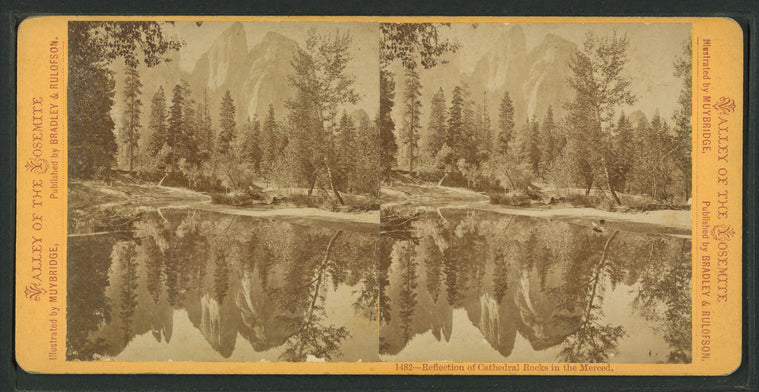 Reflection of Cathedral Rocks in the Merced.
