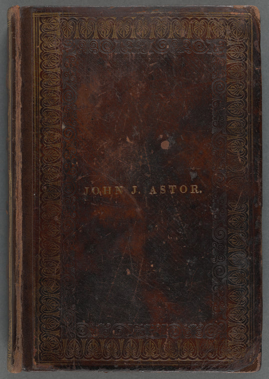 Maps of property in the city of New York belonging to John J. Astor Esq.