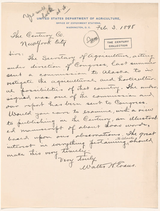 Evans, Walter H