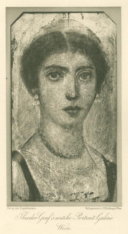 Mummy portrait of a woman from Fayum, Egypt