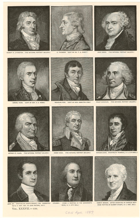 Portraits of American political and military figures