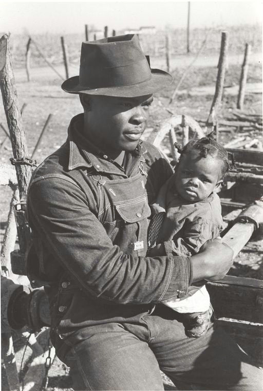 Negro sharecropper and son who will be resettled, Transylvania Project, Louisiana, January 1939.