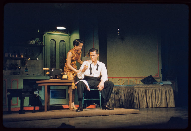 Ed Kenney and unidentified other in the stage production Flower Drum Song