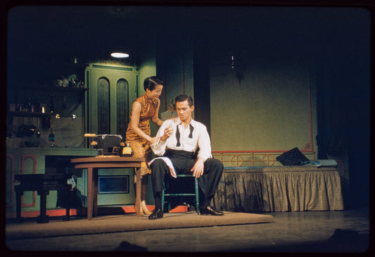 Ed Kenney and unidentified other in the stage production Flower Drum Song