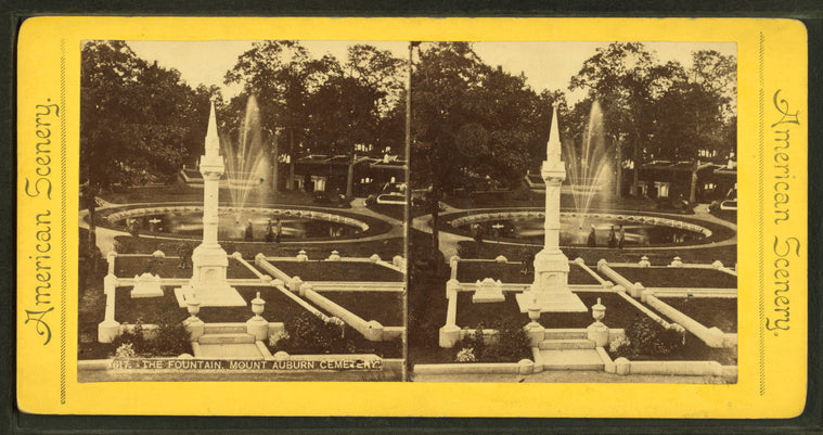 The fountain, Mt. Auburn cemetery.