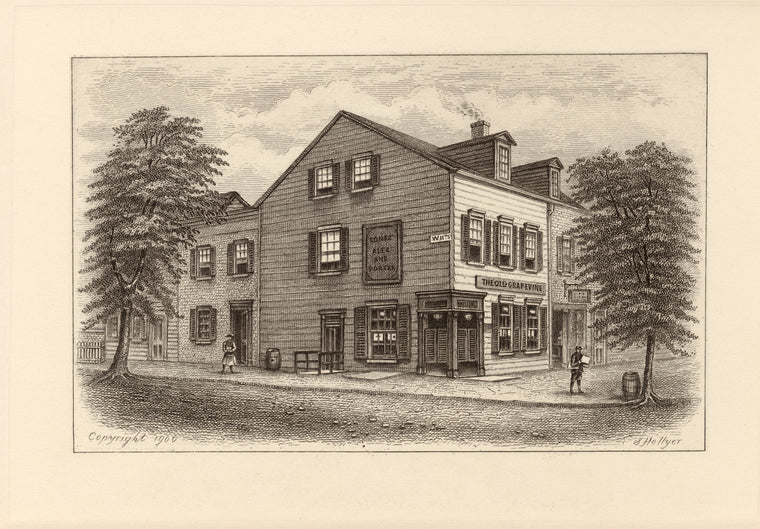 Old Grapevine Tavern, N.Y.C., 1851