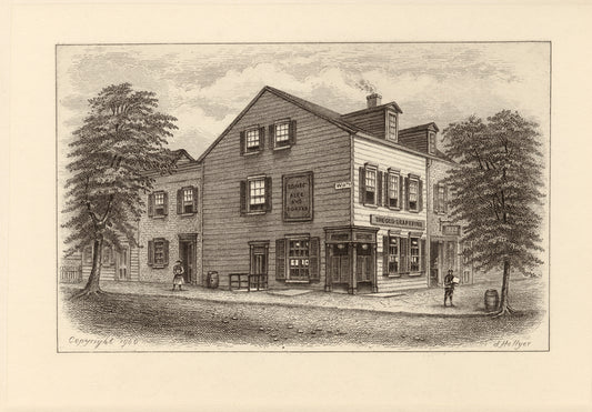 Old Grapevine Tavern, N.Y.C., 1851