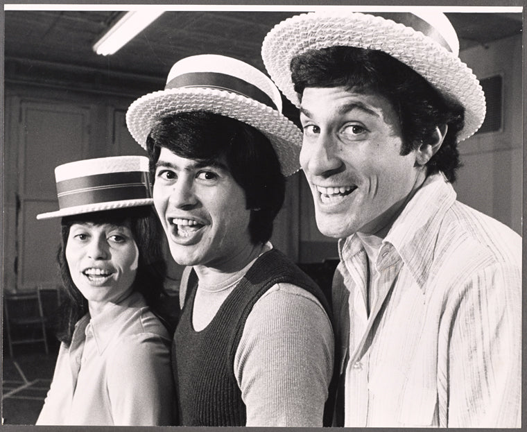 Kelly Garrett, Charlie J. Rodriguez and Rick Podell in the stage production Mother Earth