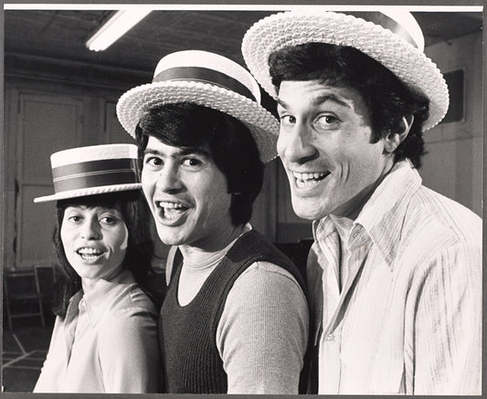 Kelly Garrett, Charlie J. Rodriguez and Rick Podell in the stage production Mother Earth