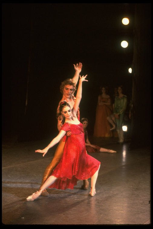 New York City Ballet production of "The Four Seasons" with Suzanne Farrell and Peter Martins, choreography by Jerome Robbins (New York)