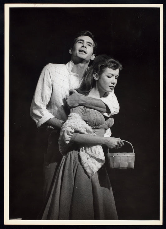 Anthony Perkins and Ellen McCown in the stage production Greenwillow