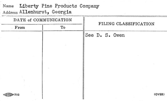 Liberty Pine Products Company