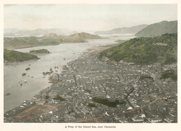 A Peep of the Inland Sea, near Onomichi.