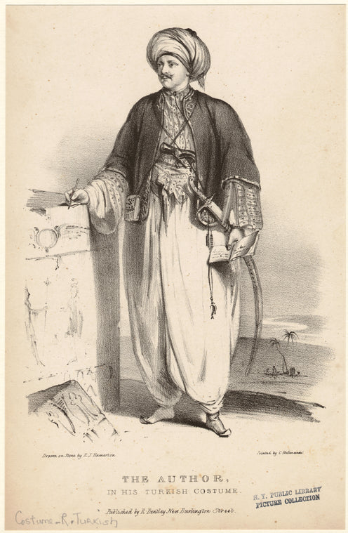 The author, in his Turkish costume