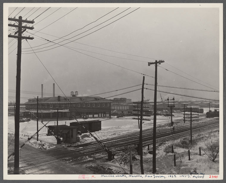 View of the Manville works. Manville, New Jersey.