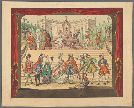 Das Geburtstagsfest des Duc de Roquelaure: [colored etching]