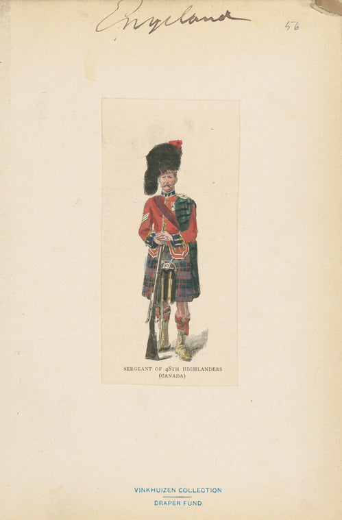 Sergeant of the 48th Highlanders (Canada)