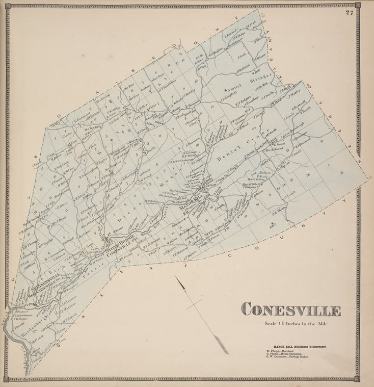 Conesville [Township]; Manor Kill Business Directory