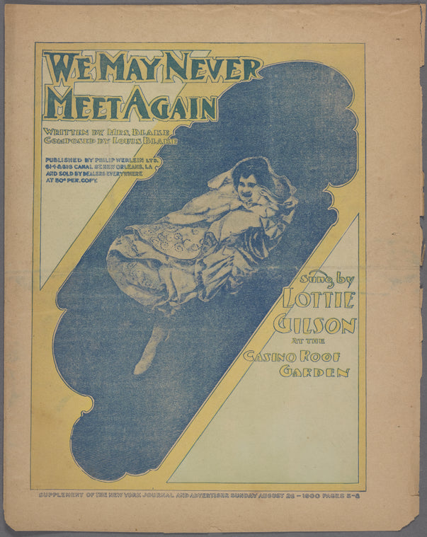 We may never meet again