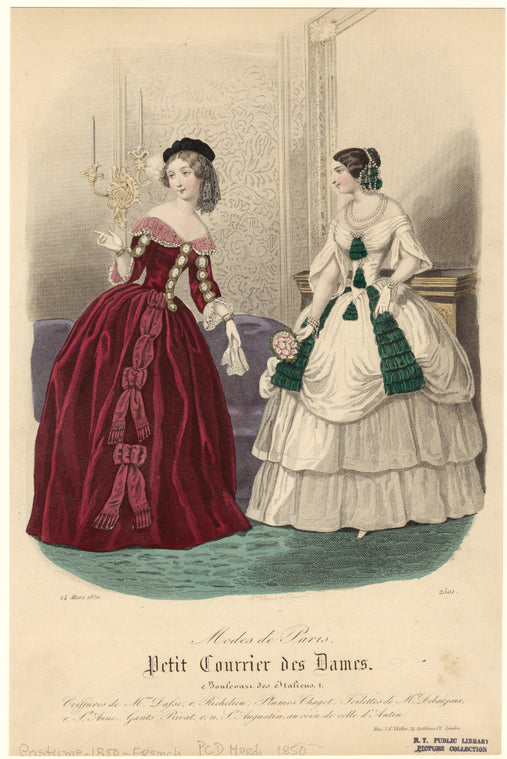 Modes de Paris ; Petit courrier des dames