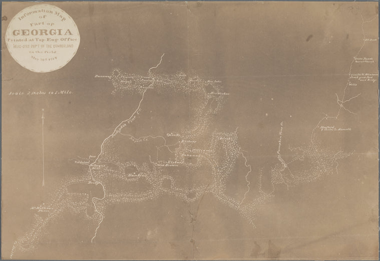 Information map of part of Georgia.