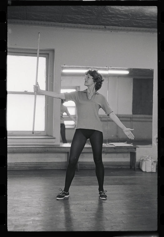 Dancers in rehearsal for the stage production Flora, the Red Menace