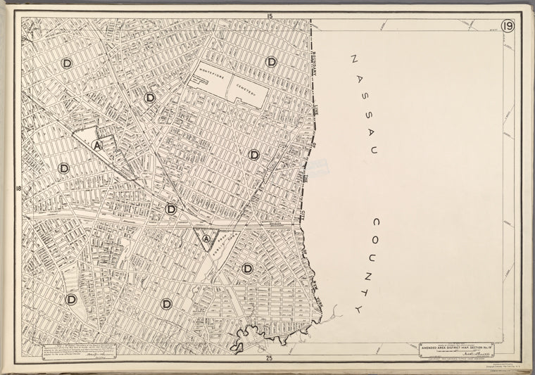 Area District Map Section No. 19