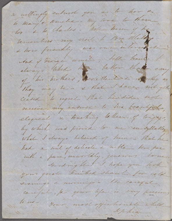 Peabody, Nathaniel, father, ALS to. Jun. 9, 1849.