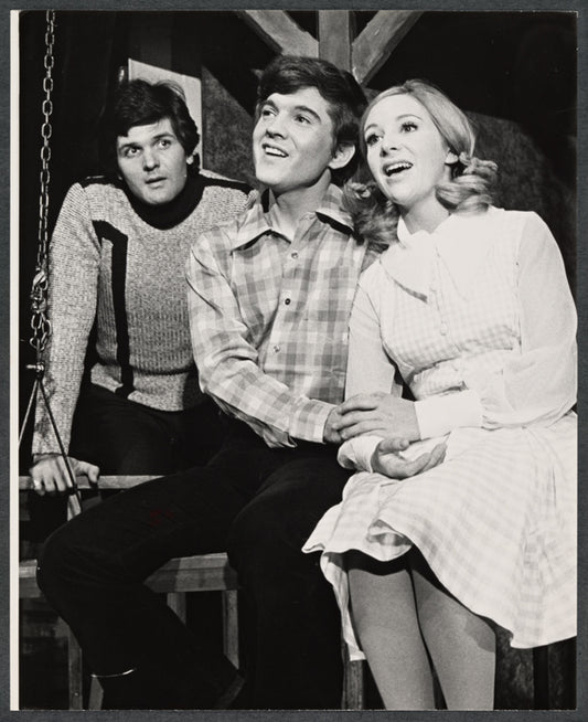Jerry Lanning, J.J. Jepson and Alice Cannon in the stage production Memphis Store-Bought Teeth