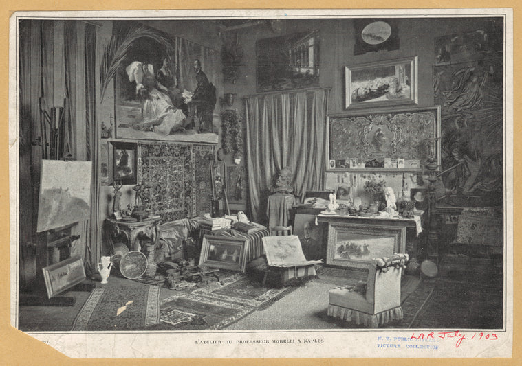 L'atelier du Professeur Morelli a Naples