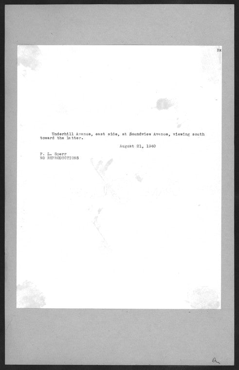 Bronx: Underhill Avenue - Soundview Avenue