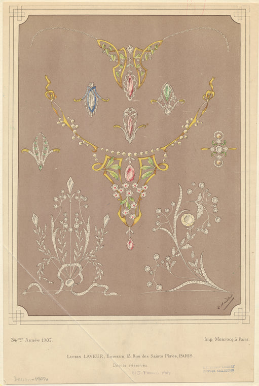 French jewelry, 20th century