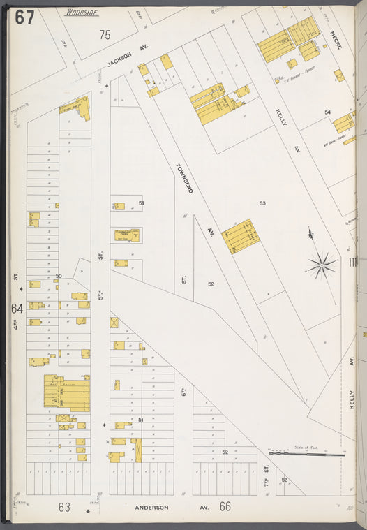 Queens V. 3, Plate No. 67 [Map bounded by Jackson Ave., Kelly Ave., Anderson Ave., 4t St.]
