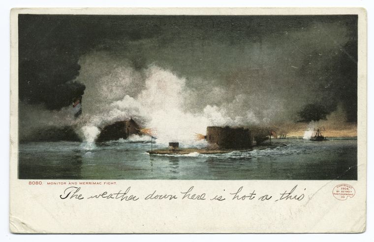 Monitor and Merrimac, Painting