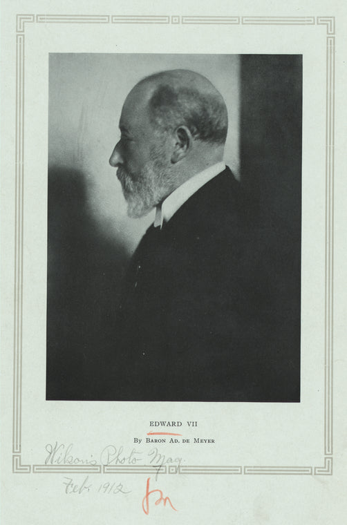 Edward VII, king of Great Britain.