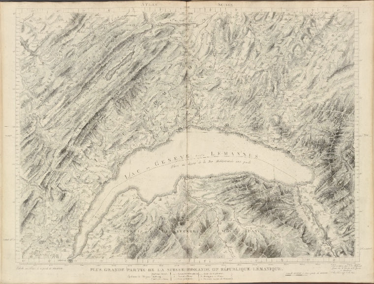 Plus grande partie de la Suisse Romande ou République Lémanique.