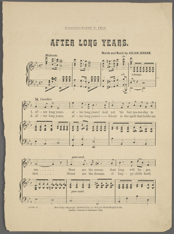 After long years
